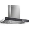 Gaggenau Cappa a isola AI240191 finitura acciaio inossidabile con pannello di controllo in vetro antracite da 90 cm