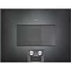Gaggenau Forno combinato microonde con comandi in basso e cerniere a destra BM454100 finitura antracite