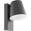 EGLO connect Lampada da parete esterna Caldiero-C, illuminazione smart | home, applique in acciaio e plastica, colore antracite, bianco, bianco caldo, dimmerabile, IP44
