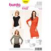 burdastyle Burda B6910 - Cartamodello per Maglietta e Vestito, 19 x 13 cm (Lingua Inglese)