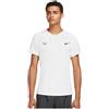 Nike Court Dri Fit Advantage Rafa Short Sleeve T-shirt Bianco S Uomo