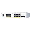 Cisco Catalyst 1000-16P-2G-L Switch di rete a 16 porte PoE+ Gigabit Ethernet, budget PoE 120 W, 2 porte uplink SFP da 1G, garanzia limitata a vita con formula avanzata (C1000-16P-2G-L), grigio