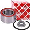 febi bilstein 21996 kit cuscinetto ruota con dado assale e anello di sicurezza, 1 unità