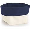 Westford Mill Contenitore in tessuto canvas reversibile Organiser M personalizzate o neutre