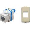 TechLy presa di rete RJ45 UTP CAT.6a tooless + Magic TT sabbia