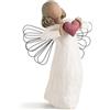Willow Tree Figurina con Amore, Resina, Design di Susan Lordi, 13.5 cm