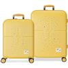 Pepe Jeans Jane, giallo, 48x70x28 cms, Set valigie