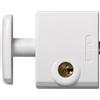 Abus Fts3002 Al0145 Serratura con Blocco, Blocco per Finestre con Apertura Verso L'Esterno, Chiusura con Chiave, Livello di Sicurezza: 5, 31730, Bianco
