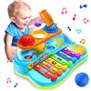Yerloa Giocattoli Giochi Bambini 1 Anno Xilofono Strumento Musicale Educativi 1 Anno Suonare la Tastiera Bimba Regalo 1 2 3 Anni Ragazzi e Ragazze