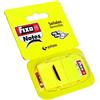 Fixo Notes 65006660 Marcatori adesivi con dispenser giallo, PET, 25 x 43 mm