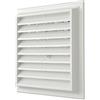 La Ventilazione G1NDR1919B Griglia Plastica con Dosatore Quadra da Sovrapporre, Bianco, 189 x 189 mm