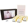 Designette Danimarca, 50 g/mq, 127 m, 500 g XL Designette Mini Cottonette/100 Percent cotone egiziano mercerizzato Lady Sybil-Camicetta -Kit per lavoro a maglia, colore: blu Baby 2_parent Mellon Yellow 1