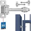 KOTARBAU® Cardini Per Cancello - Acciaio - 115 mm M12 - Argento - Cardine Regolabile per Cancello - Cerniera Zincata - Per Cancelli Da Giardino E Legno - Cerniere Portone Ferro