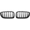 DOCAS Griglia paraurti anteriore per 5er F10 F11 F18 2010-2016 nero lucido