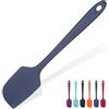 U-Taste 35.6cm Grande Spatola Flessibile Silicone: U-Taste 315℃ Resistente al Calore Leccapentola di Gomma Raschietto Antiaderente, Utensile da Cucina per Miscelazione Raschiare (Mezzanotte Blu)