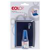 COLOP 151305 Tampone di inchiostro micro 2 blu incluso più adatto Bottiglia di colore
