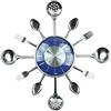 Timelike Orologio da parete, Timelike 45,7 cm metallo utensili da cucina posate cucchiaio forchetta orologio da parete creativo moderno Home Decor orologio da parete stile antico Scarpette a strappo
