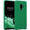 kwmobile Custodia Compatibile con Samsung Galaxy S9 Plus Cover - Back Case per Smartphone in Silicone TPU - Protezione Gommata - pixie green