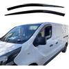 AUTO CLOVER Set di deflettori d'aria per Vauxhall/Opel Vivaro MK2 2015-2019 (2 pezzi)
