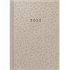 rido/idé Futura 2 2023 - Calendario settimanale Dots, dimensioni 14,8 x 20,8 cm, colore: Beige