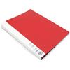 Waytex 931330R - Cartellina portadocumenti formato A4, 20 fogli, in polipropilene opaco, 10 tasche trasparenti, colore: Rosso