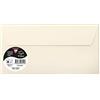 Clairefontaine 26445C - Confezione da 5 Buste autoadesive - Formato DL (11x22cm) - 120g/m² - Colore Avorio -Inviti Eventi e Corrispondenza - Gamma Pollen - Carta Premium Liscia