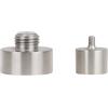 EVI Herrajes Fermaporta con sospensione, kit di prolunga per porte con altezza di 13 mm, per porte con altezza superiore a 18 mm, in acciaio inox, compatibile con modello I-164