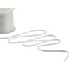 Furlanis - Nastro Doppio Raso, Tessuto Italiano - Bianco Naturale, 3 mm x 100 m