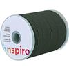 INNSPIRO Cordone cotone intrecciato sottile verde oliva 0,5 mm. 100 m.
