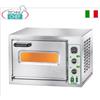 FIMAR - Forno pizza elettrico per 1 pizza, camera da cm 40,5x40,5 - ALTA cm 22, comandi meccanici,