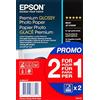 Epson Super Carta Fotografica Lucida, 2 x 40 fogli, 10 x 15 cm, Glacé, Formato A6