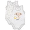 BABY DISTRIBUTION Bi-Pack Body Intimo Bimba Senza Maniche Ellepi 1 Set