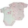 BABY DISTRIBUTION Bi-Pack Body Intimo Neonata Mezza Manica EllePi 2 Pezzi