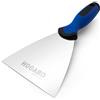 HOGARD Spatola per Stucco in Acciaio Inox | Raschietti con Manico Ergonomico Per Stuccare Made in EU | 100 mm