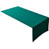 Lemos Home Runner da tavola di alta qualità in 100% cotone, collezione Concetto, colore e dimensioni a scelta (runner - 30 x 100 cm, verde abete)