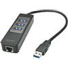 Lindy 43176 Adattatore USB 3.1 Gigabit Ethernet & Hub