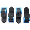 KLICKfix Unisex - Adulti City Twist Ganci da 4 pezzi, colore: Nero/Blu