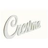 colorcoop Scritta in Legno cresima Bianca