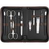 marQus Solingen Kit Manicure Professionale - Set da 12 Pezzi per Uomo e Donna - Ideale per uso personale o professionale. Design compatto, perfetto per ogni esigenza