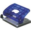 Rapid Esselte Leitz EC20 - Perforatore in plastica e metallo, 20 fogli, colore blu trasparente