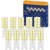 TASMOR Lampadine LED G9 5W, Lampadina G9 LED Luce Fredda 6500K, G9 LED Equivalente 50W Lampada Alogena, 500LM, Non Dimmerabile, Angolo di Visione 360°, 10 Pezzi