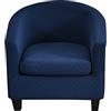 CHNSHOME Copripoltrona Coprisedili Poltroncina club 2 pezzi Copripoltrona 1 posto Fodera per poltrona Chesterfield 1 posto cocktail Sedia Coprisedie per bar Tullsta Marina Militare