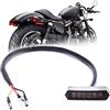 JMTBNO Mini Fanale Posteriore per Moto 6 LED Luci Posteriori a LED Luce di Stop Rossa Lampada Luce Targa 12V Universale per Moto Scooter Quad Bicicletta