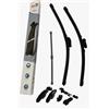 AOQ ORIGINAL QUALITY AOQ - Spazzole tergicristallo anteriori e posteriore set da 3 - compatibili con Fiat Panda (169) dal 09/03>01/12