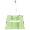 Kartell Gè Lampada a Sospensione, Verde, Trasparente