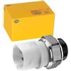 HELLA 6ZT 007 837-071 Termocontatto, Ventola radiatore, 12V, 3a... poli, Spina piatta, avvitato, Uscita doppia/Contatto di chiusura, Colore grigio