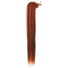 Prettyland 60cm statico-libero lunghi Extension per Capelli coda di cavallo treccia lisci con clip-in posticcio rosso rame R01