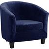 TOPCHANCES Copripoltrona Chesterfield 2 Pezzi,Elasticizzato Fodere Copripoltrona 1 Posto,Velluto Fodera Poltrona Club Tullsta per Bar Soggiorno Camera da Letto Reception