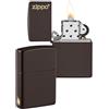Zippo Accendino, marrone opaco, taglia unica
