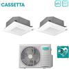 CLIMATIZZATORE DUAL CASSETTA 9+18 HISENSE DC INVERTER A++A+ LINEA 2026 GAS R-32 2AMW52U4RXC